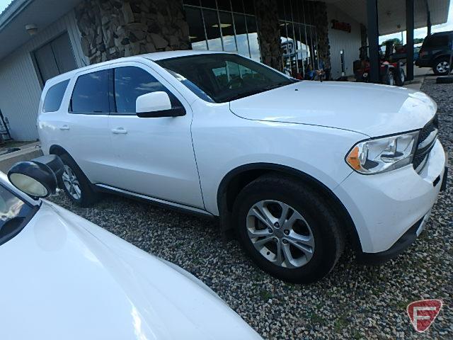 2013 Dodge Durango Multipurpose Vehicle (MPV), VIN # 1c4sdjft4dc666450