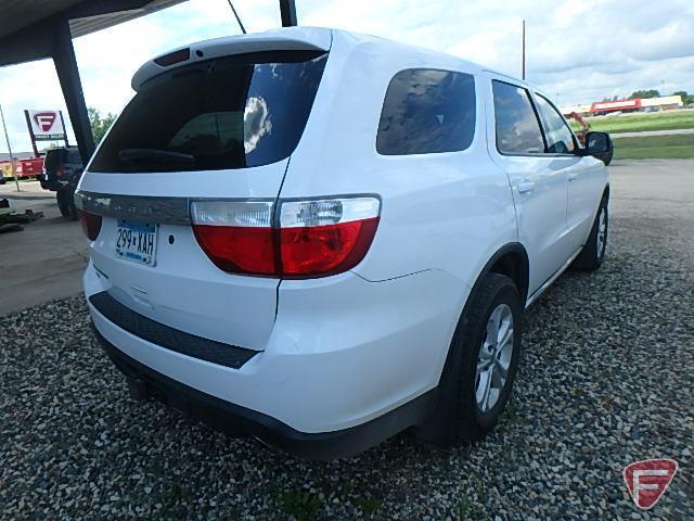 2013 Dodge Durango Multipurpose Vehicle (MPV), VIN # 1c4sdjft4dc666450