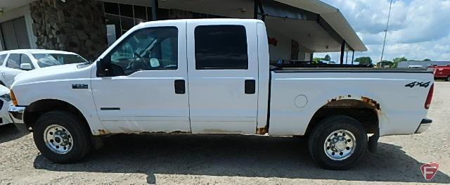 2001 Ford F-250 Pickup Truck, VIN # 3ftnw21f01ma66646