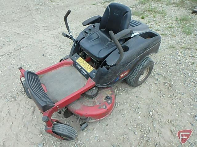 Toro zero turn mower model 74327, SN: 260022423