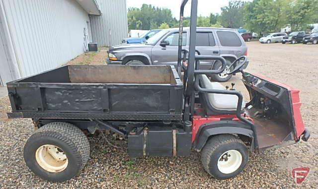 Toro Workman utility vehicle with ROPS and hydraulic dump bed, SN: 07210-30103