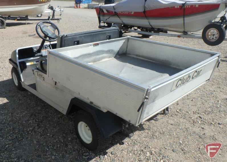 Club Car Cary All 2 gas utility vehicle, LOOK, ONLY 286 HRS! aluminum dump box