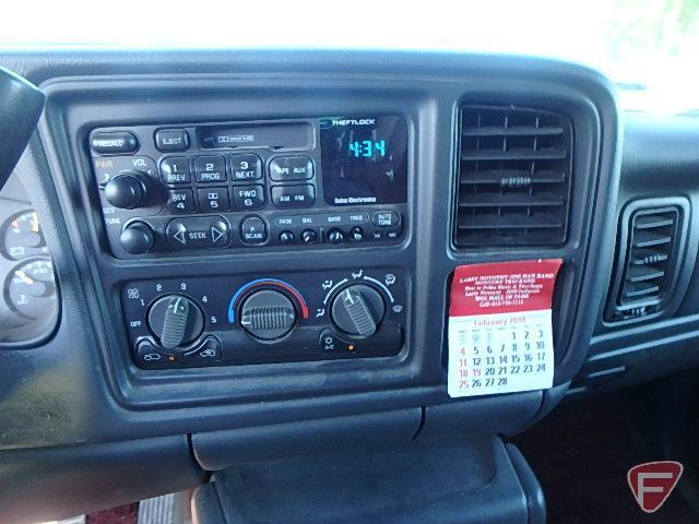 1999 Chevrolet Silverado Pickup Truck, VIN # 1GCEK19TXXE226403