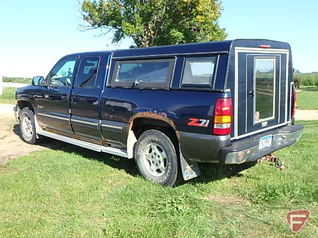 1999 Chevrolet Silverado Pickup Truck, VIN # 1GCEK19TXXE226403