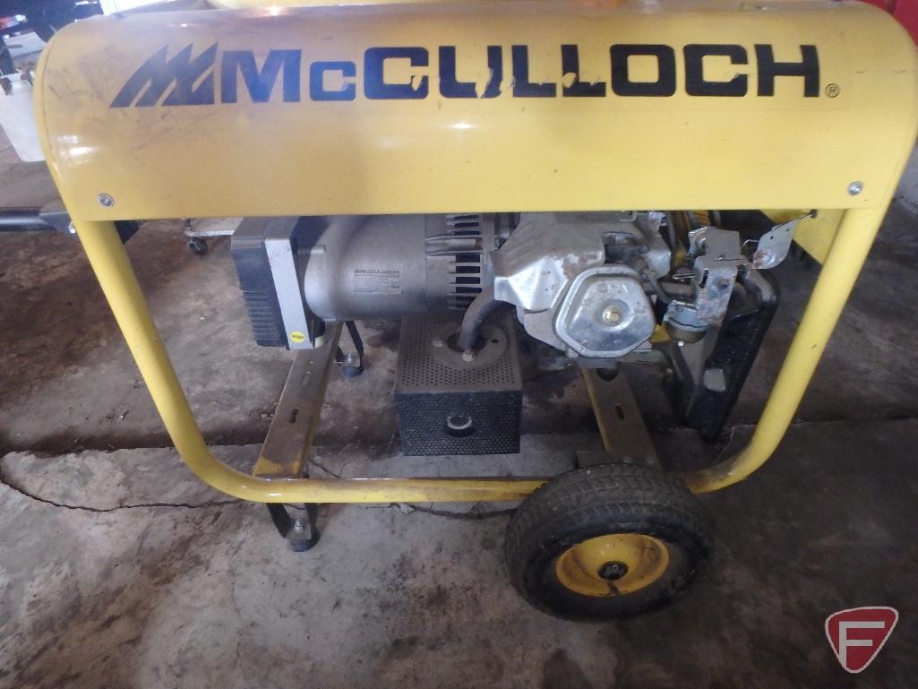 McCullock 5700watt power generator, 11hp, 4 stroke, 5.70kva, sn FG600MK
