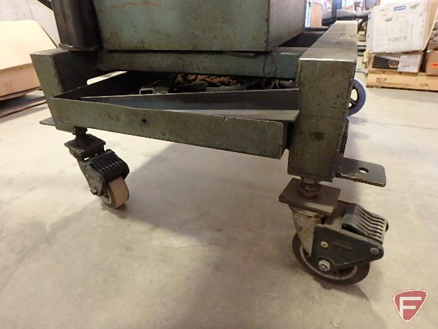 Ellis miter band saw, 110 volt, on caster wheels