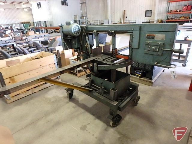 Ellis miter band saw, 110 volt, on caster wheels