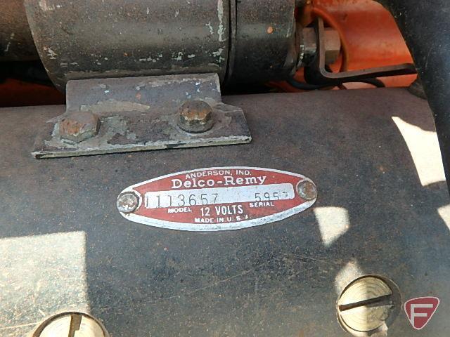 Allis Chalmers XT190 complete engine on rolling stand,