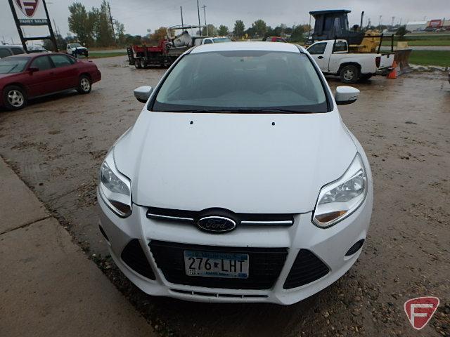 2013 Ford Focus Passenger Car, VIN # 1fadp3f22dl244654