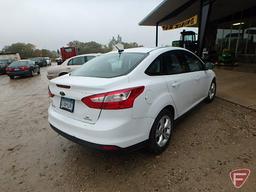 2013 Ford Focus Passenger Car, VIN # 1fadp3f22dl244654