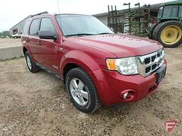 2008 Ford Escape Multipurpose Vehicle (MPV), VIN # 1fmcu03108kb29096