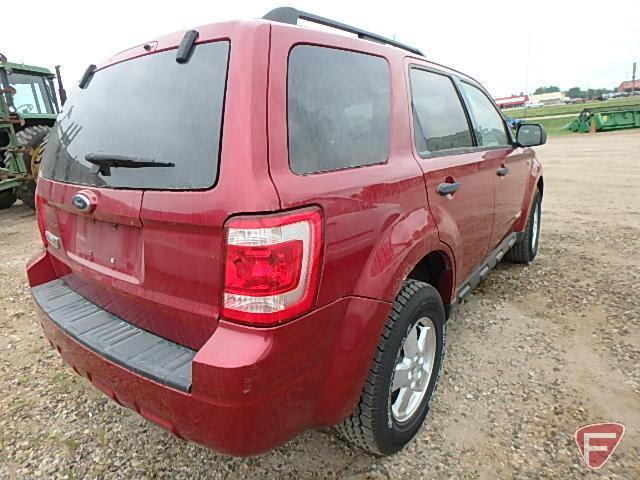 2008 Ford Escape Multipurpose Vehicle (MPV), VIN # 1fmcu03108kb29096