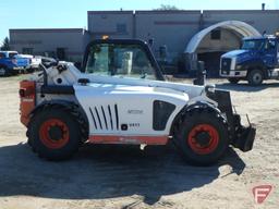 2013 Bobcat V417 Versalift telehandler, 1706 hours, cab, heat A/C, universal quick attach