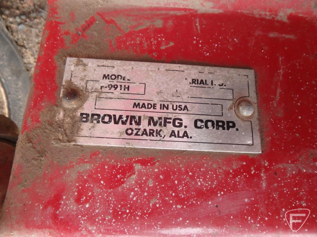 Brown F-991H bed edger with Honda GX270 gas engine