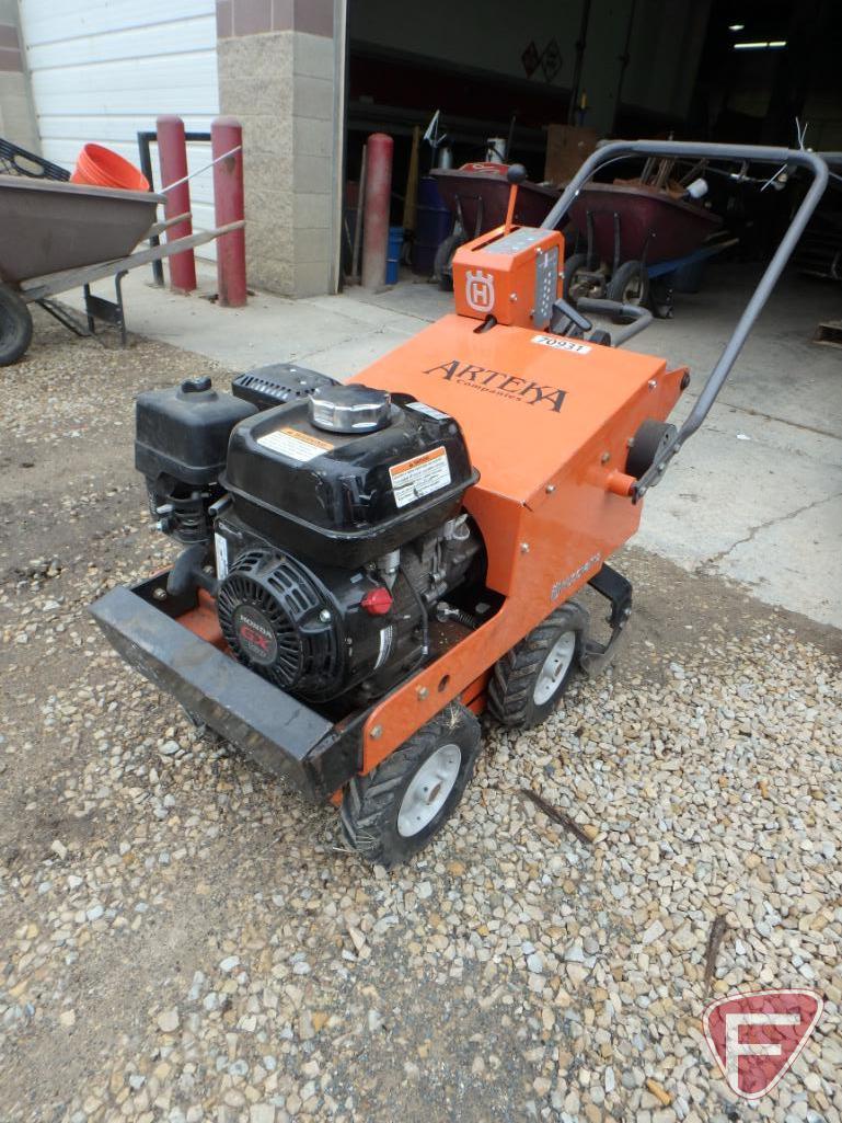 Husqvarna model SC18 walk behind sod cutter, Honda GX160 gas engine