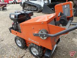 Husqvarna model SC18 walk behind sod cutter, Honda GX160 gas engine