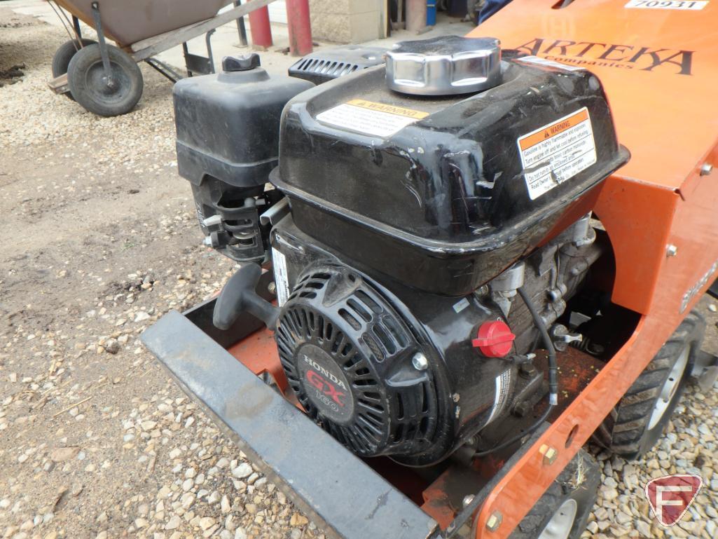 Husqvarna model SC18 walk behind sod cutter, Honda GX160 gas engine