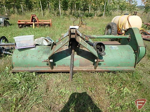 John Deere 7' 3pt flail mower, out of service, needs work