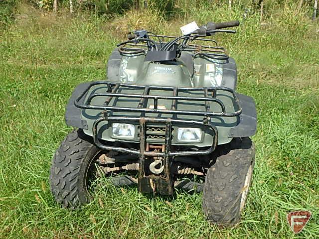 Honda Fourtrax 300cc ATV, 4X4, out of service, electrical issues