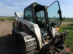 2012 Bobcat S850 skid loader with selectable joysticks, RC ready, 1750 hours, cab enclosure