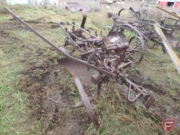 Group of (3) horse drawn plows