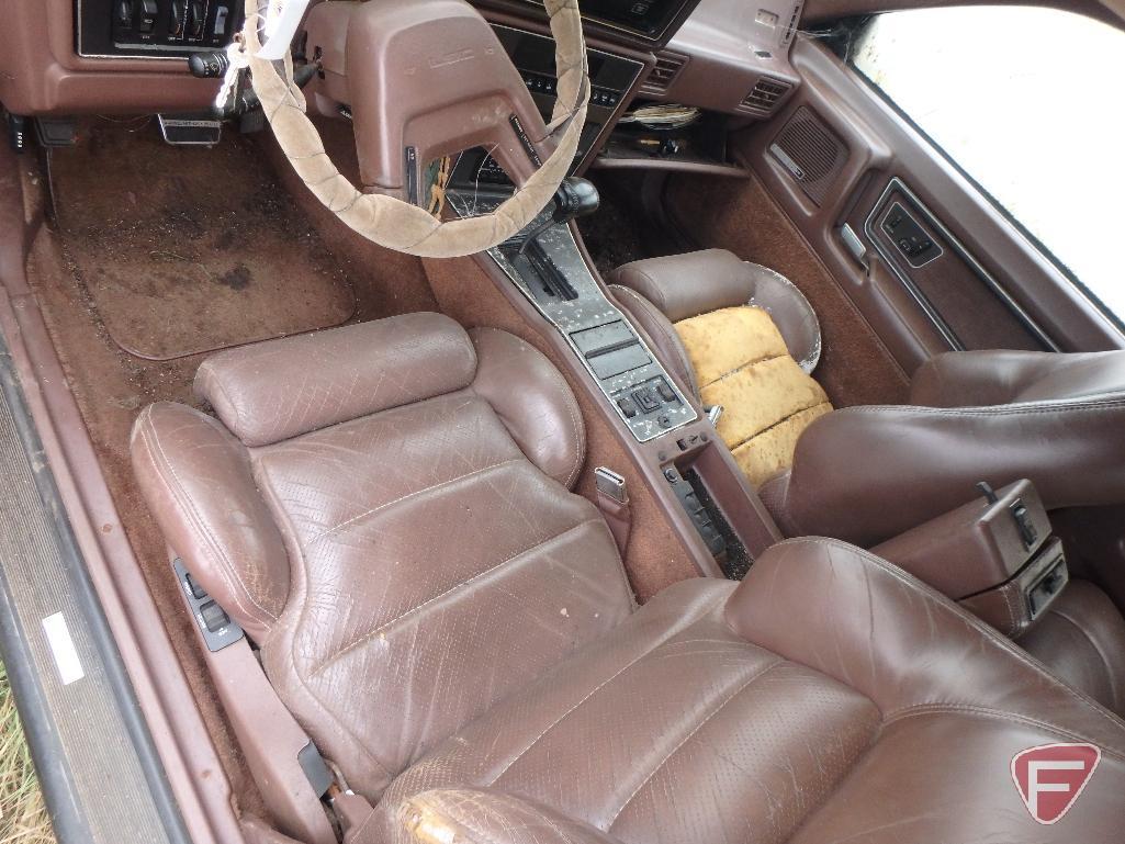 1988 Lincoln Continental Mark VII LSC 2 door coupe