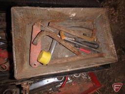 Two drawer toolbox with tools