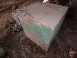 Portable fuel tank (approx. 50 gallon) and Wisconsin gas power unit