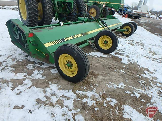 John Deere 220 high speed 20' stalk chopper, 4 wheels, 1000rpm