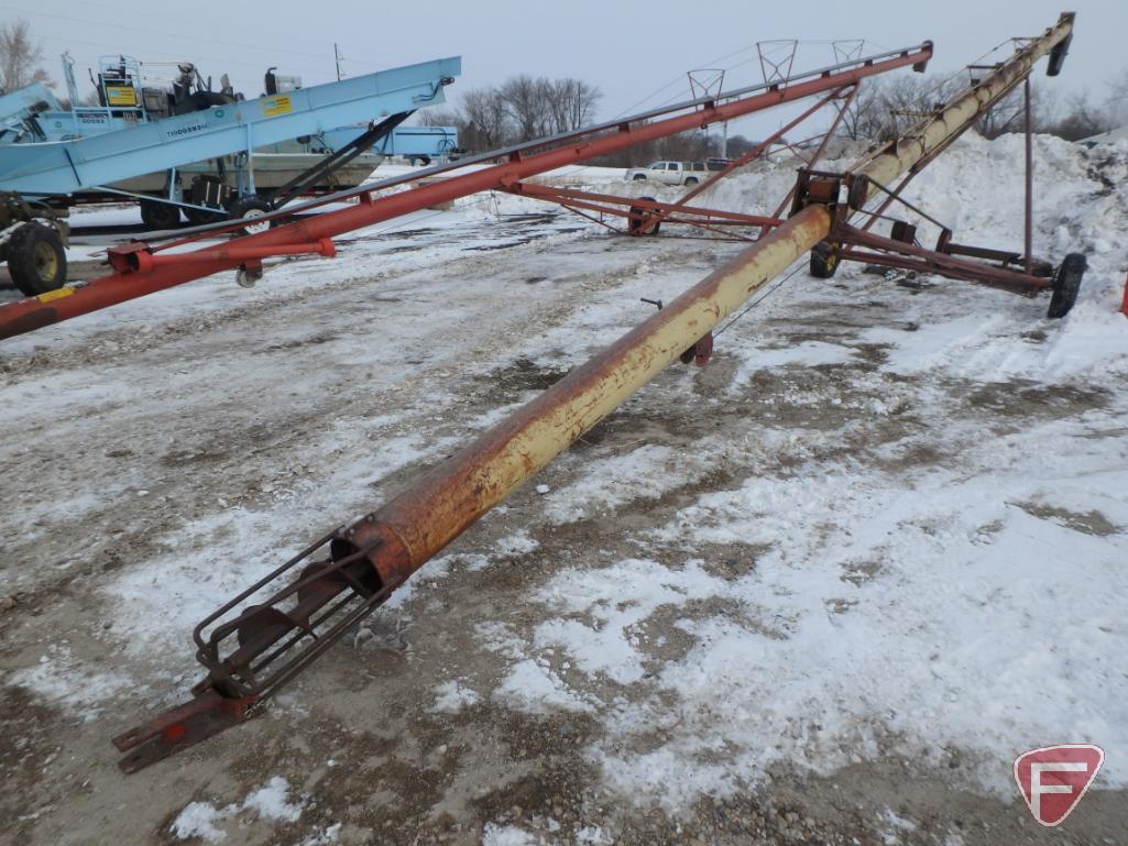 Westfield (yellow) approx. 8"x51' 540 pto belt drive auger elevator