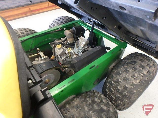 2012 John Deere TH 6x4 Gator utility vehicle with power dump box, 164 hrs showing, new battery