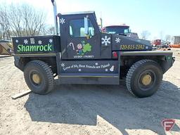 Aircraft Towing Tractor/Tug modified to plow snow