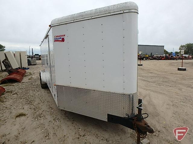 2009 American Hauler Enclosed Trailer, VIN # 5n6200m2491024125