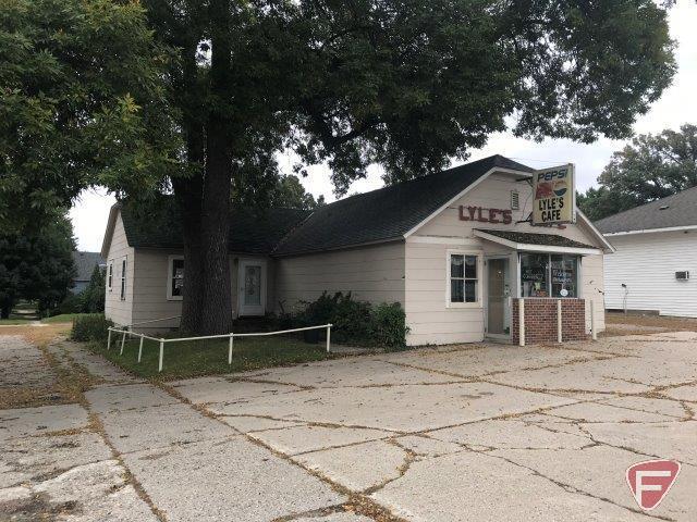 The Historic Lyle's Cafe, Winthrop, MN. Operating restaurant sells in one lot. Excellent Opportunity