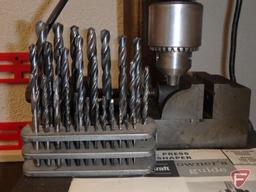 Montgomery Ward 17in Drill Press Router Shaper, Model THS-2437A, with bits