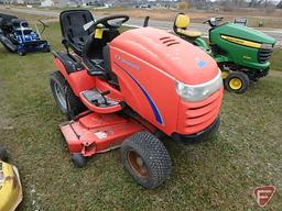 Simplicity Conquest hydro-static lawn tractor, 18 HP, B&S motor, 50" deck, 627 hrs