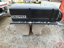 Snapper 10 HP 28" rear engine rider with collection system and thatcher