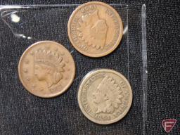 Avg. circ. Indian Head Pennies: 1896, 1887, 1890, 1888, 1864, 1908