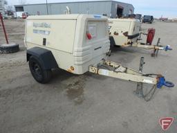 2002 Ingersoll Rand P185WJD portable air compressor, 49 hours showing, SN: 326668UAM221