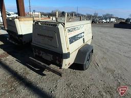 1998 Ingersoll Rand P185WJD portable air compressor, 293 hours showing SN: 293809UHI221