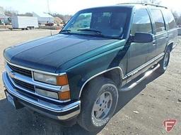 1995 Chevrolet Tahoe Multipurpose Vehicle (MPV), VIN # 1gnek13k0sj411213