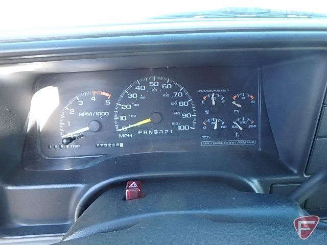 1995 Chevrolet Tahoe Multipurpose Vehicle (MPV), VIN # 1gnek13k0sj411213