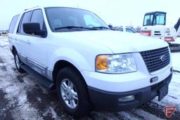 2004 Ford Expedition Multipurpose Vehicle (MPV), VIN # 1FMPU16L64LA52601