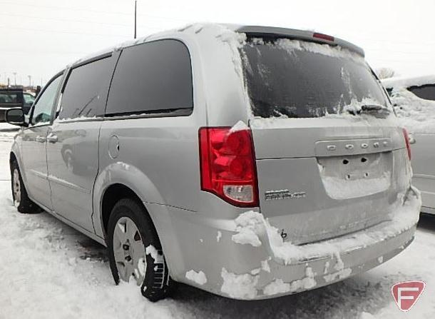 2012 Dodge Grand Caravan Van, VIN # 2C4RDGBG7CR296742