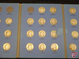 Partial book of Washington quarters 1932 to 1945, missing 32S key date, 1932D key date and