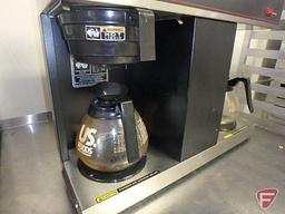 Bunn VPS Series 2 place coffee brewer with upper warmer pad