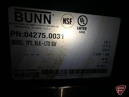 Bunn VPS Series 2 place coffee brewer with upper warmer pad