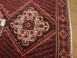 Genuine hand woven rug; Country of origin Iran; Registered number 31900; approx. 80inx60in