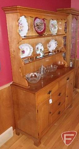 Cochrane hutch with drawers and storage, 48"Wx18"x72"H