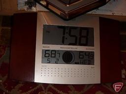 Cookie cutters, pots and pans, bathroom scale, La Crosse digital thermometer missing adapter